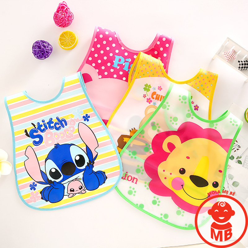 Yếm ăn dặm CÓ MÁNG cho bé