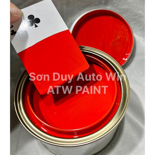 Màu cam đỏ cơ bản 2k - sơn ô tô xe máy lon 1kg