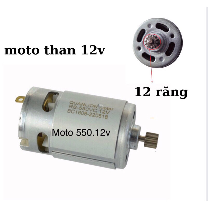 motor 550 12v - 550 21v Than