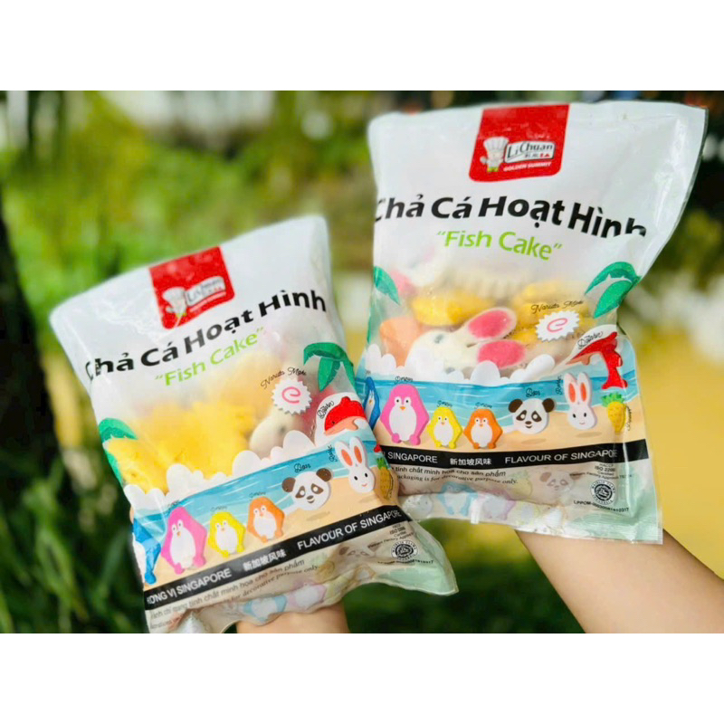 CHẢ CÁ HOẠT HÌNH LICHUAN 500GR (giao tphcm)