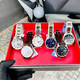 Đồng hồ nam dây da Casio MTP 1384L 1384D