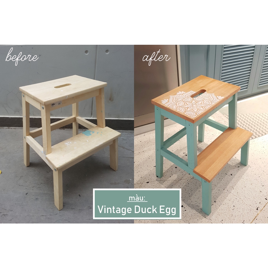 Izzypaint 200gr 💙 Sơn Chuyên Dụng cho Make over 💙 chalk paint sơn phấn DYI nhanh khô, sơn gỗ gốc nước không mùi độc hại