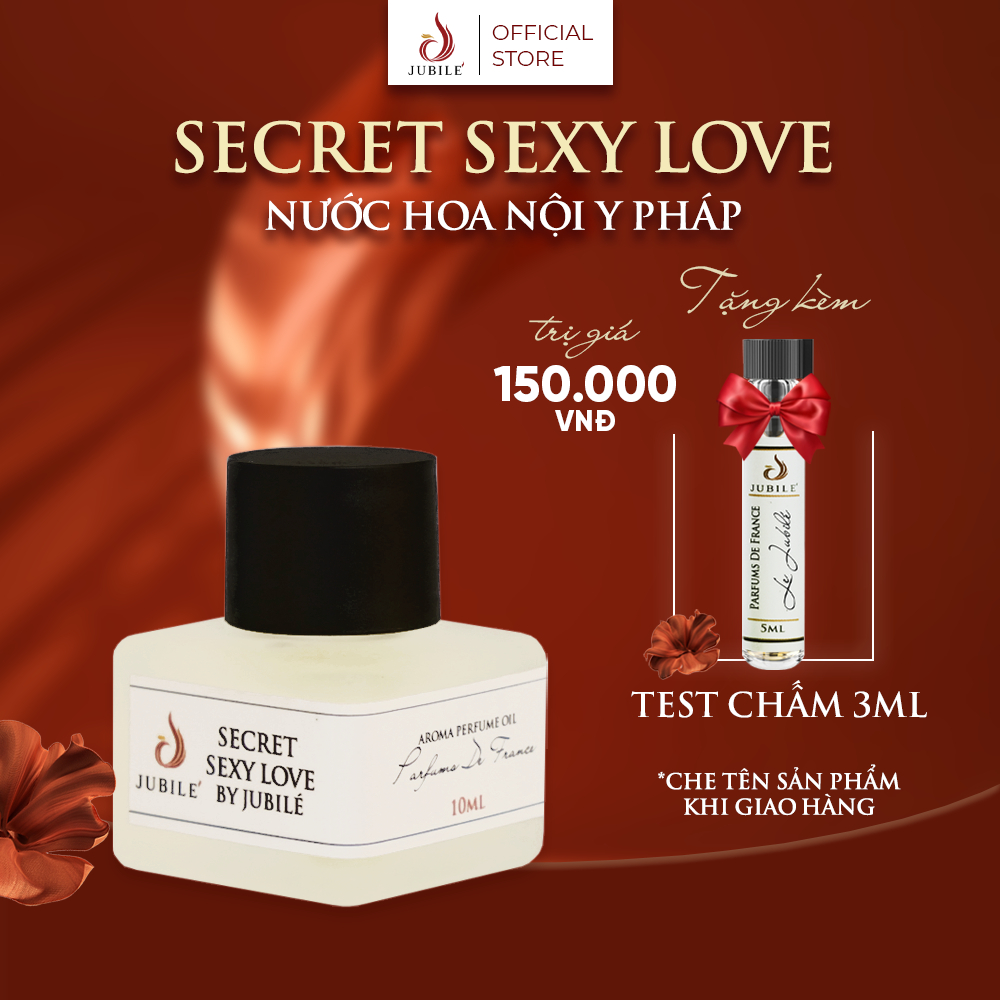 Nước Hoa Vùng Kín Pháp Jubilé Secret Sexy Love Chính Hãng 10ml, nước hoa bim bim chính hãng, Mùi Hương Gợi Cảm, Quyến Rũ