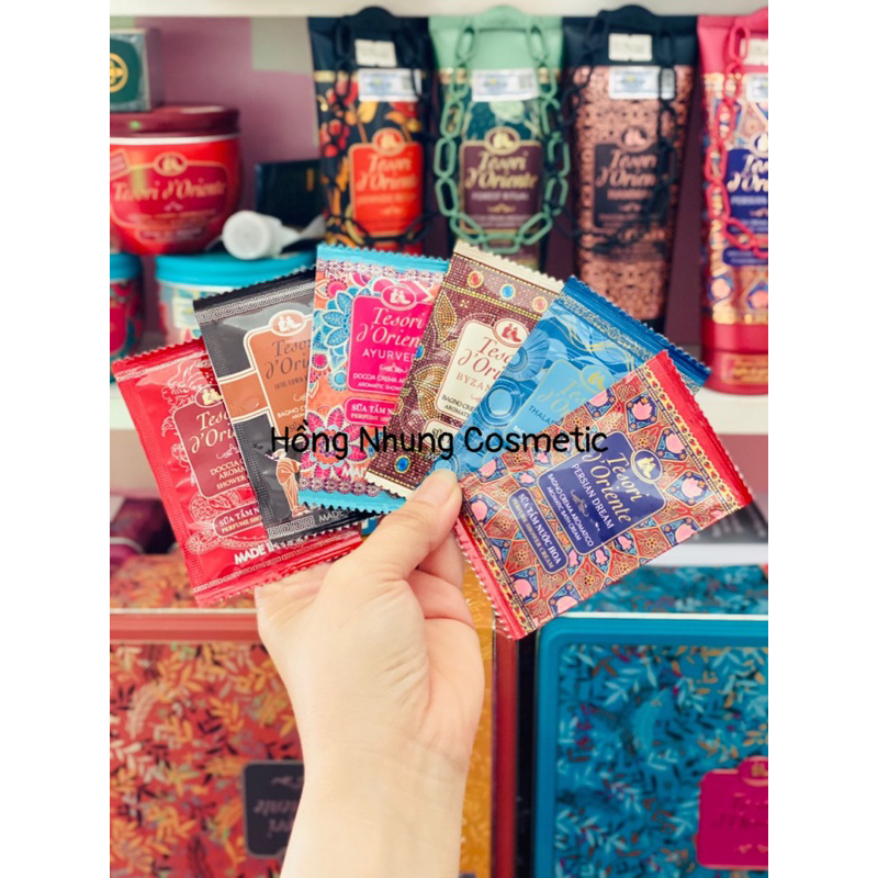 Combo 6 gói sữa tắm nước hoa Tesori