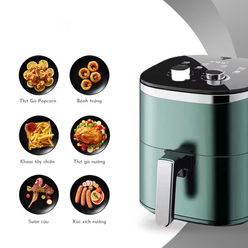 Nồi Chiên Không Dầu Camel 10L Chính Hãng Bảo Hành 24 Tháng