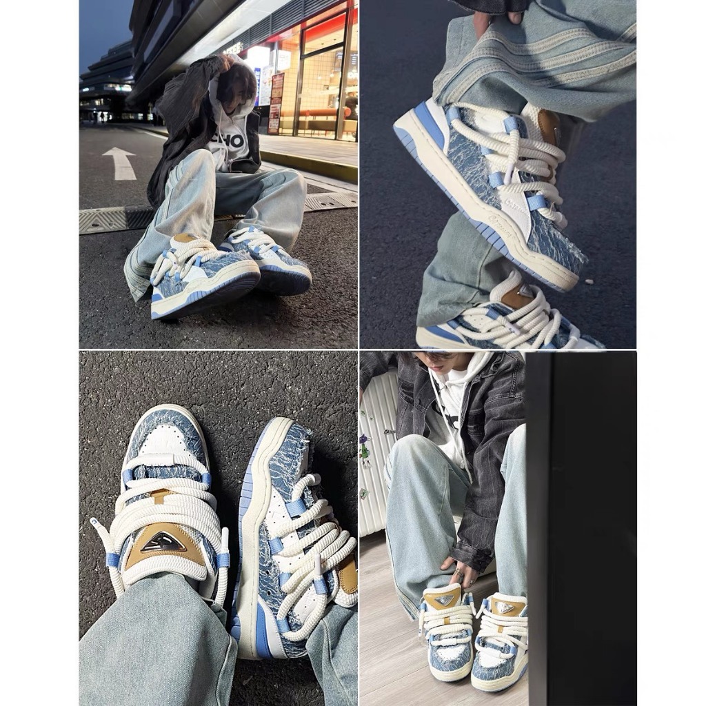 Giày chính hãng Cat&Sofa " Denim Jeans " 2 màu cho nam nữ cực chất