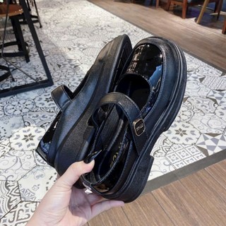 Giày búp bê mũi tròn đế cao 5cm