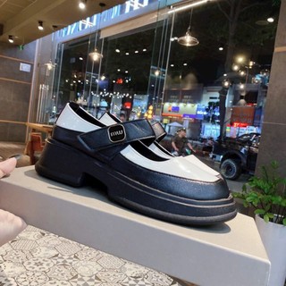 Giày búp bê mũi tròn đế cao 5cm
