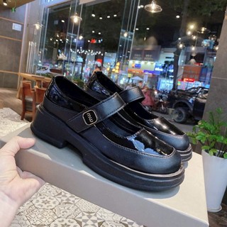 Giày búp bê mũi tròn đế cao 5cm