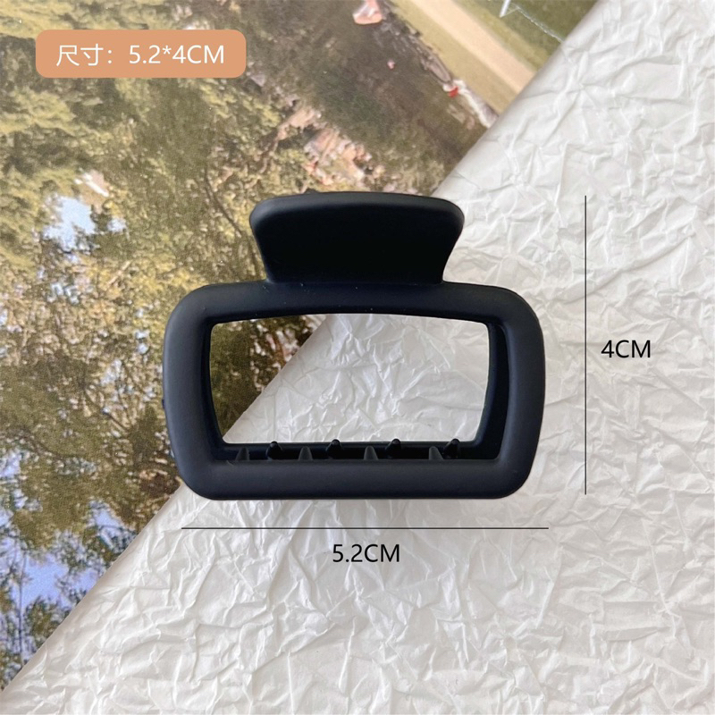 Kẹp Tóc Càng Cua Hình Vuông Nhám Nhiều Màu Sắc