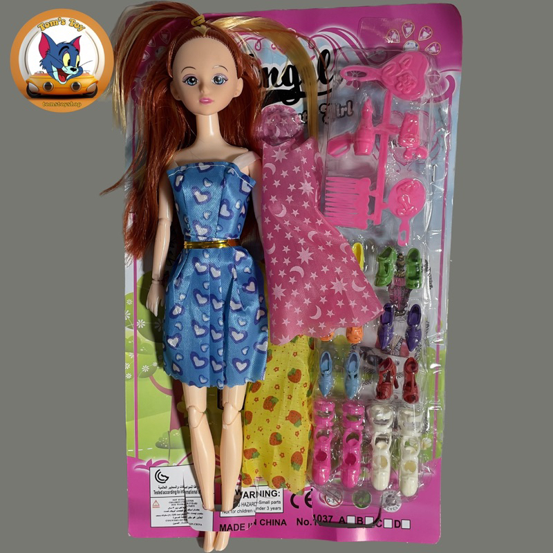 Đồ chơi búp bê khớp kèm đầm phụ kiện đi kèm siêu dễ thương