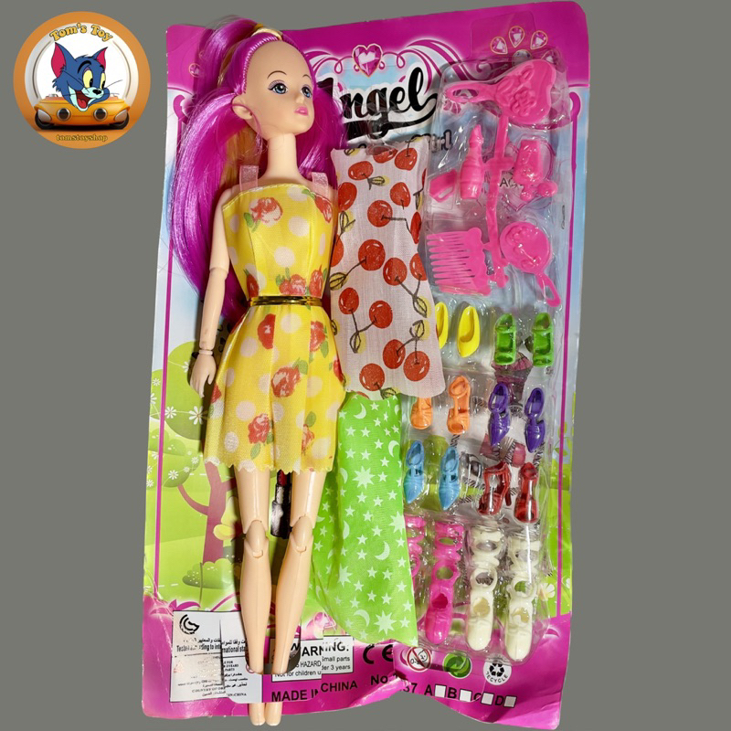 Đồ chơi búp bê khớp kèm đầm phụ kiện đi kèm siêu dễ thương