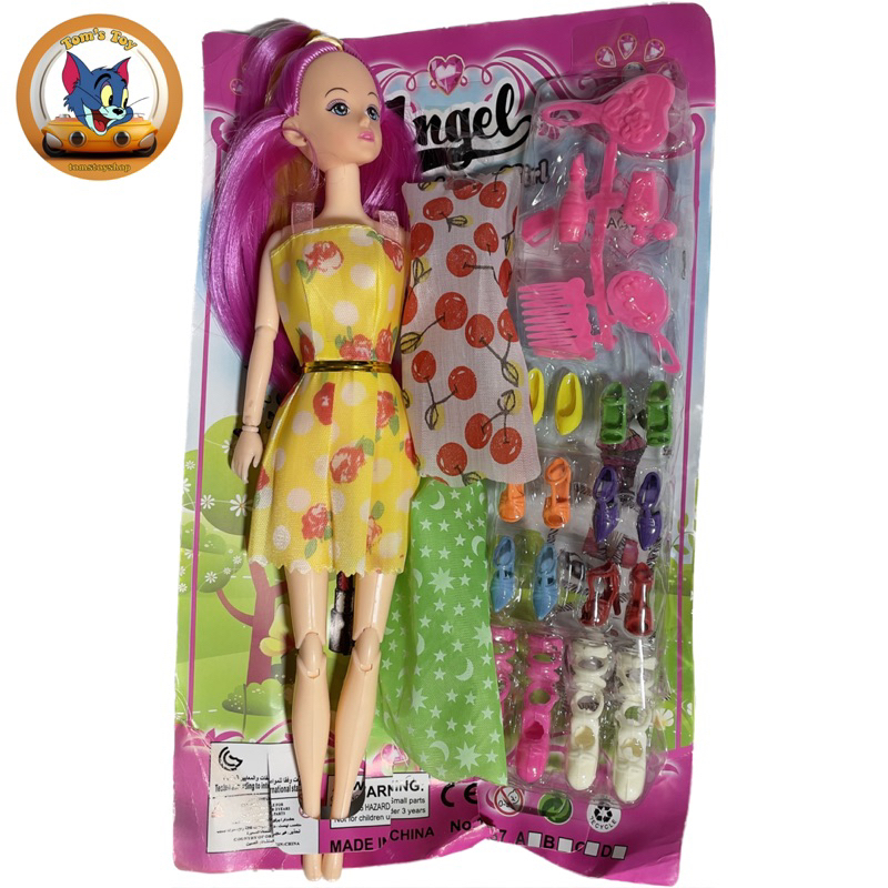 Đồ chơi búp bê khớp kèm đầm phụ kiện đi kèm siêu dễ thương