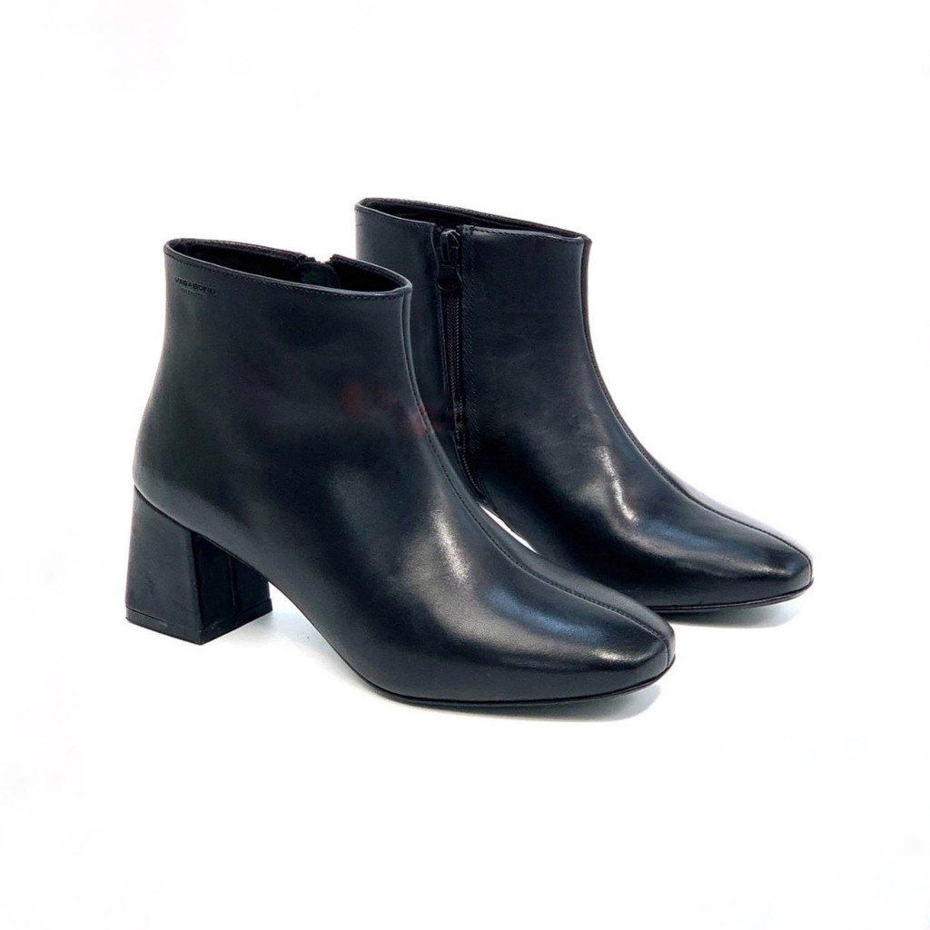 Giầy Bốt Nữ Da Thật VNXK Cao 6cm