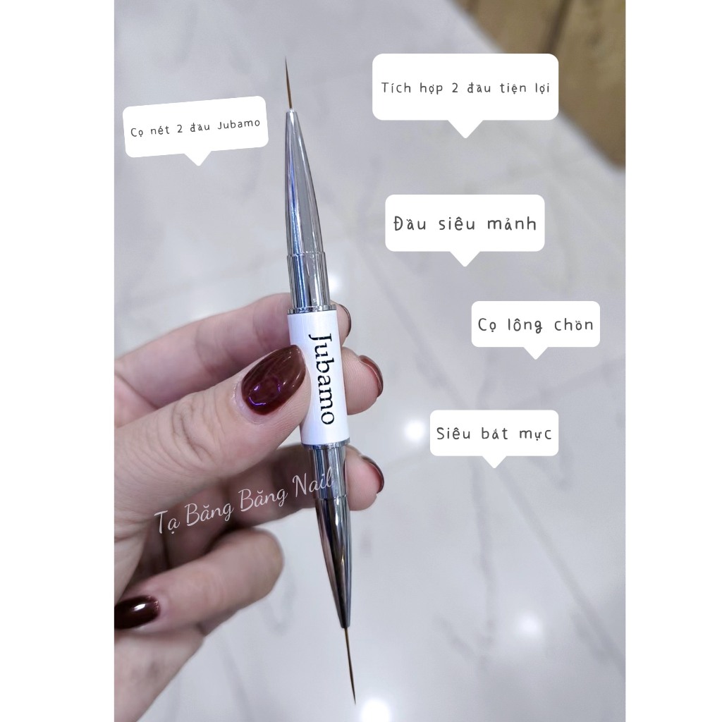 Cọ nét Jubamo cọ nét 2 đầu siêu mảnh