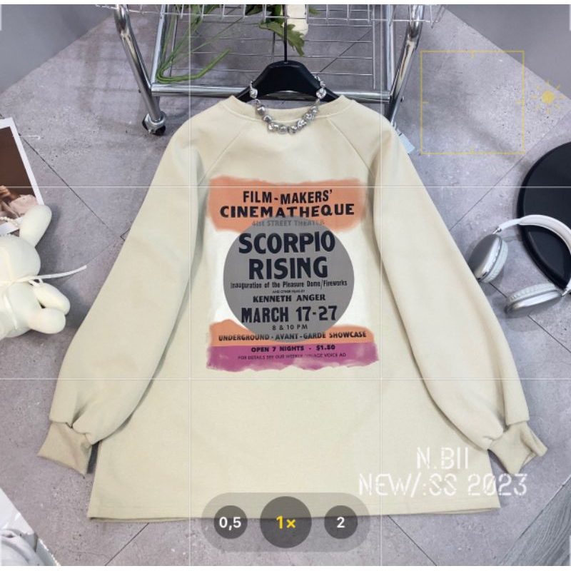 Áo nỉ hình e bé má hồng mới