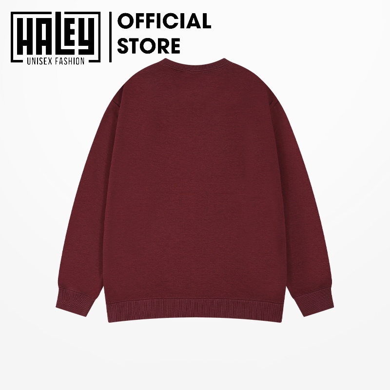 Áo Sweater Unisex HALEY HD453 Nam Nữ Dài Tay Form Rộng Phong Cách Cá Tính Chất Vải Nỉ Bông Nỉ Lông Cáo Mềm Mịn