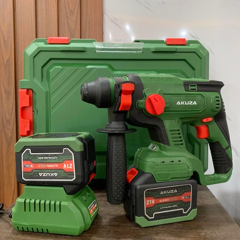 Máy Khoan Bê Tông 3 Chức Năng Pin AKUZA 2-2601 BL - Chân pin phổ thông, PIN 15 CELL - Bảo hành chính