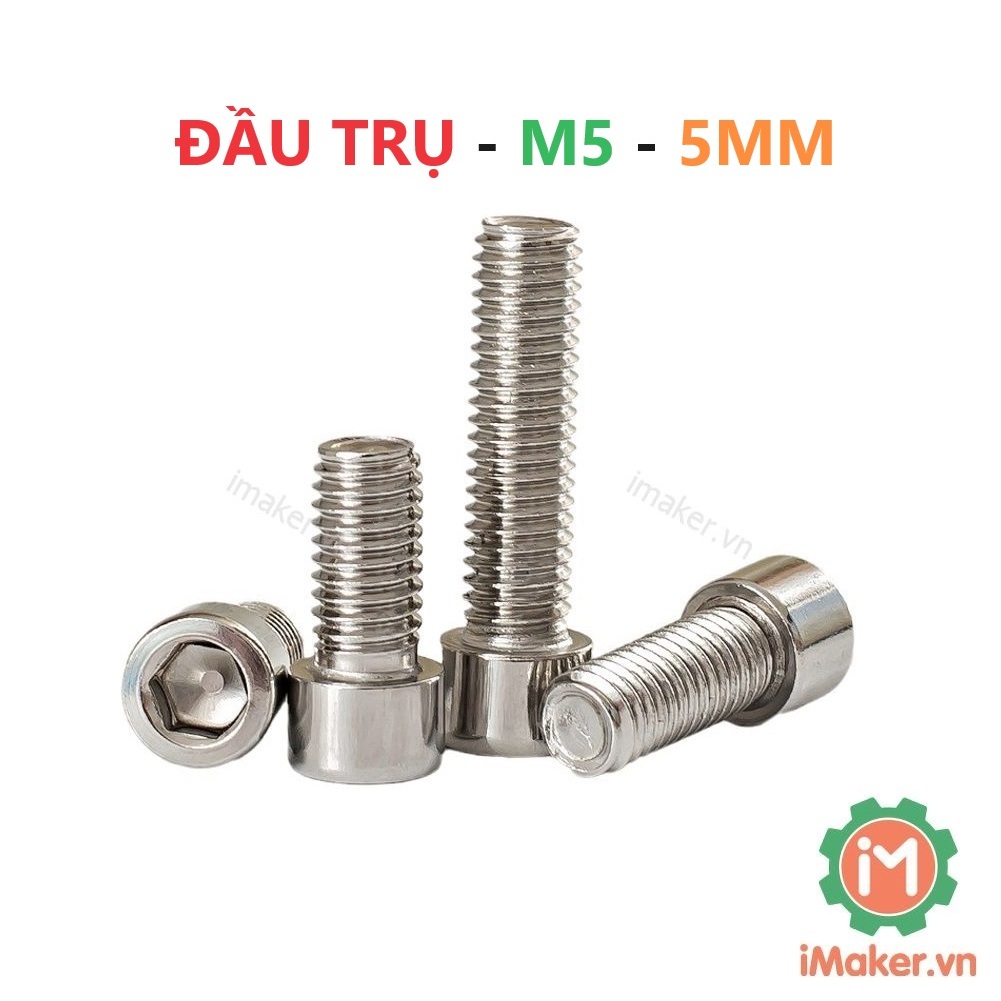 Ốc Lục Giác Đầu Trụ M5 5mm Inox Lắp Robot Và Các Chi Tiết Máy