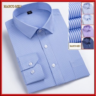 Áo sơ mi nam dài tay công sở kẻ sọc vải cotton CAO CẤP SM005