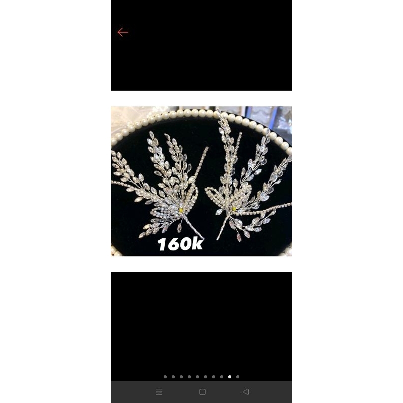 Cài tóc cô dâu bà sui giá tại xưởng sản xuất