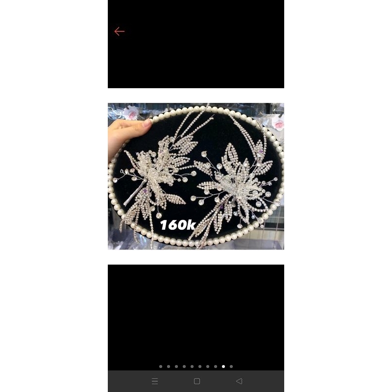 Cài tóc cô dâu bà sui giá tại xưởng sản xuất