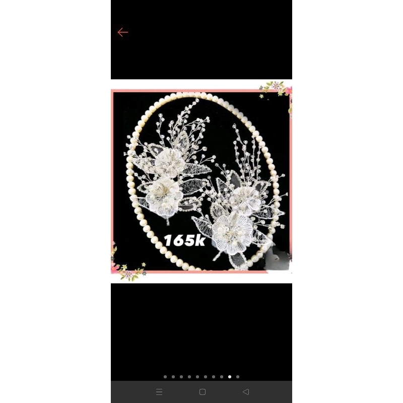 Cài tóc cô dâu bà sui giá tại xưởng sản xuất