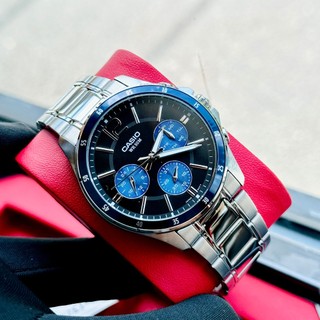 Đồng hồ kim nam dây da Casio MTP 1374L 1374D