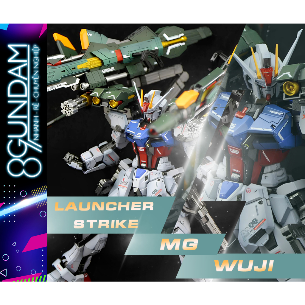 Mô Hình Lắp Ráp Gundam MG GAT-X105 Launcher Strike