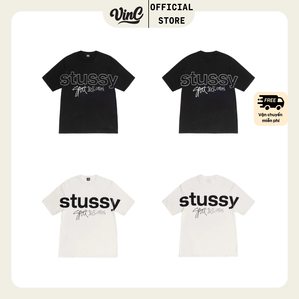 Áo thun Stussy Sport 100% Pigment Dyed unisex  - CÓ SẴN