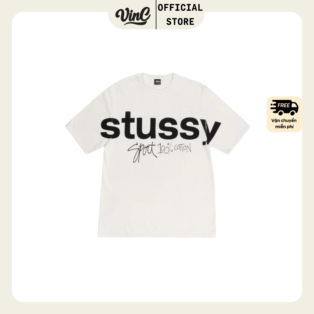 Áo thun Stussy Sport 100% Pigment Dyed unisex  - CÓ SẴN