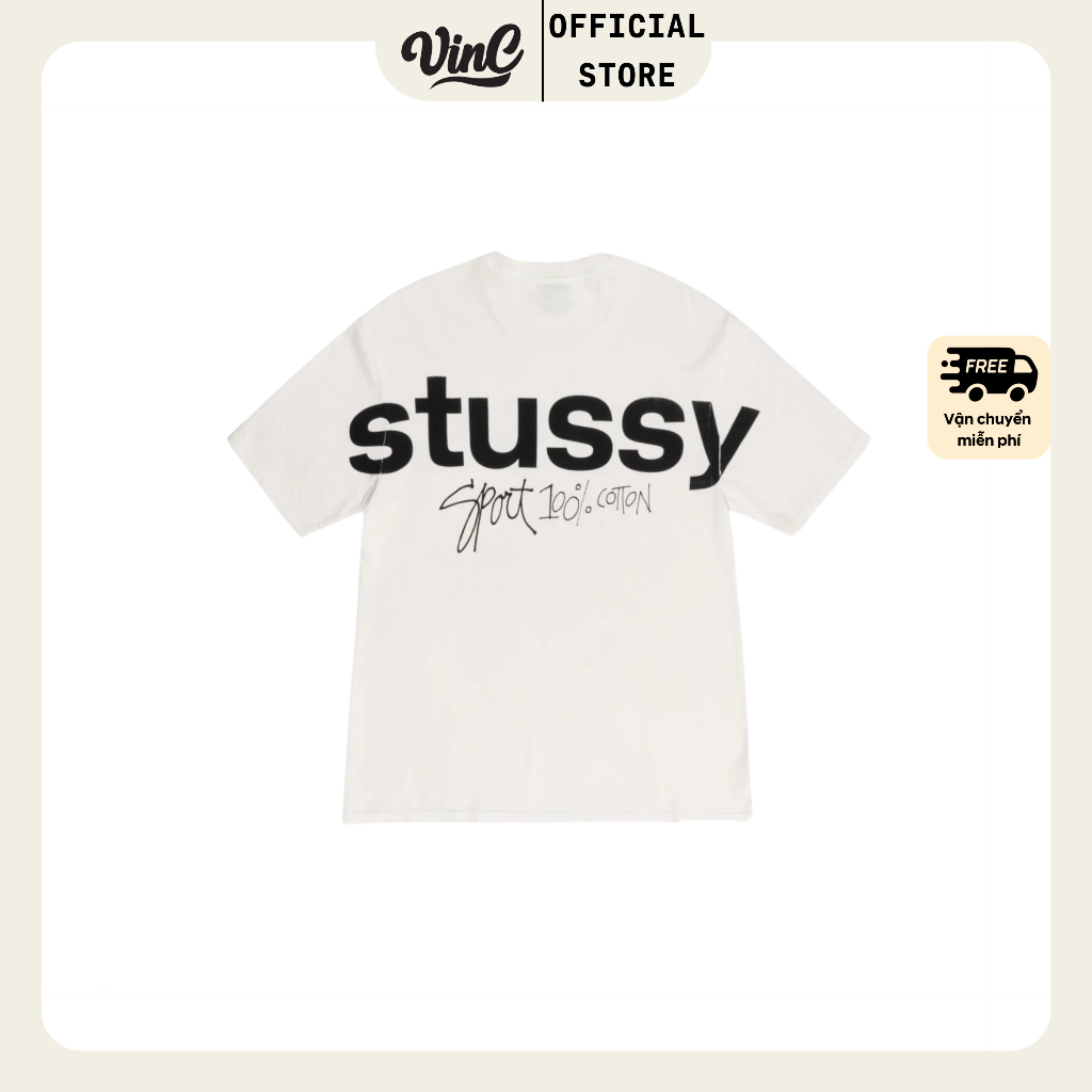 Áo thun Stussy Sport 100% Pigment Dyed unisex  - CÓ SẴN