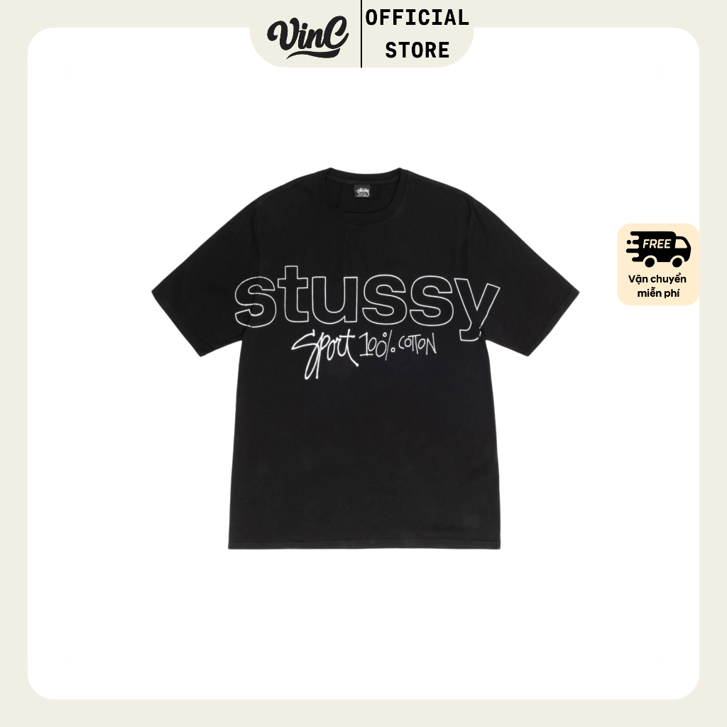 Áo thun Stussy Sport 100% Pigment Dyed unisex  - CÓ SẴN