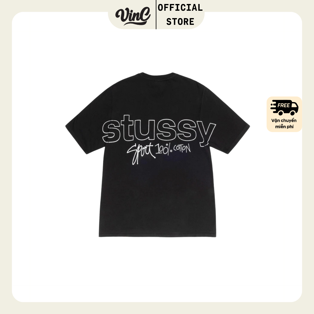 Áo thun Stussy Sport 100% Pigment Dyed unisex  - CÓ SẴN