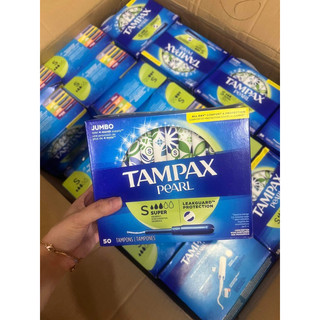 Băng vệ sinh dạng ống tampax pearl- hàng mỹ- có tách lẻ set 10 dùng thử