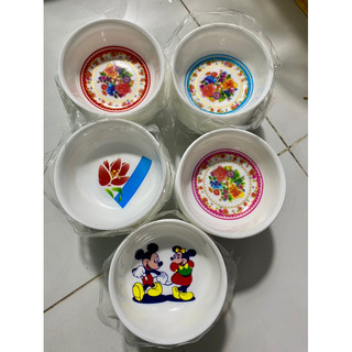 🍵set 10 chén đựng nước chấm trắng, nhựa dẻo