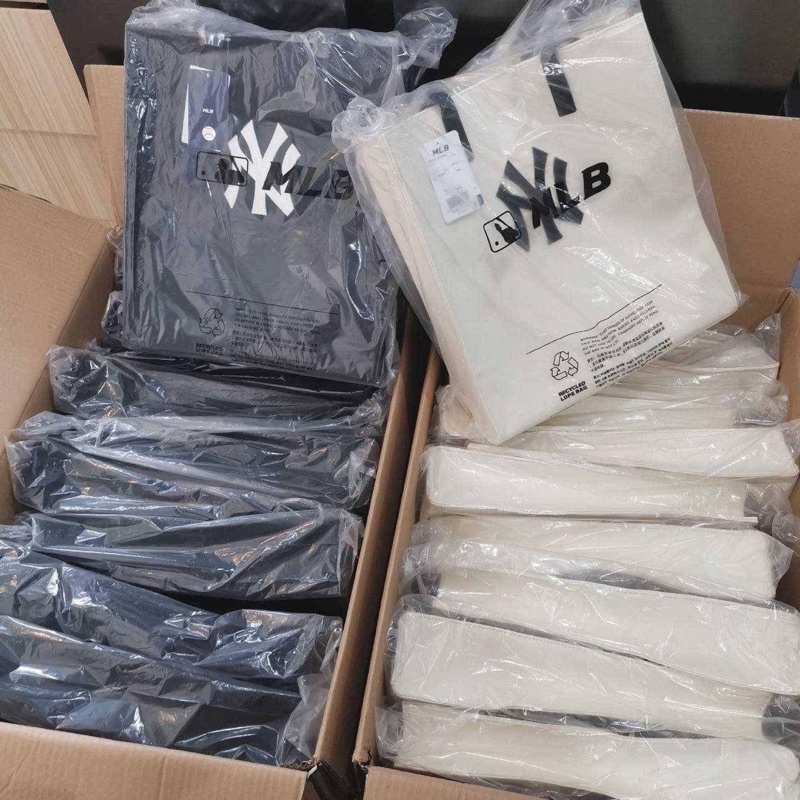 Túi Tote MLB canvas tote bag New York yankees Size lớn nam nữ