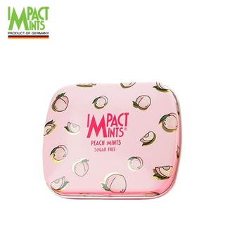 KẸO NGẬM BẠC HÀ KHÔNG ĐƯỜNG HƯƠNG ĐÀO PEACH MINTS SUGAR FREE IMPACT MINTS 14 GRAM