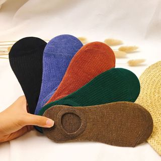 Mô tả set 5 tất nữ - vớ dài màu nâu, đen, đỏ, đậm, xanh pastel