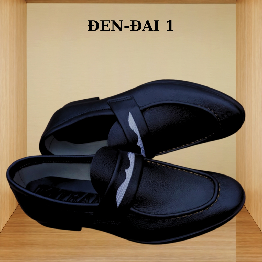 Giày lười da bò nam mã K189,giày da nam cao cấp, hàng thủ công thượng hạng việt nam,chất liệu da bò 3 màu đen,nâu,xanh.