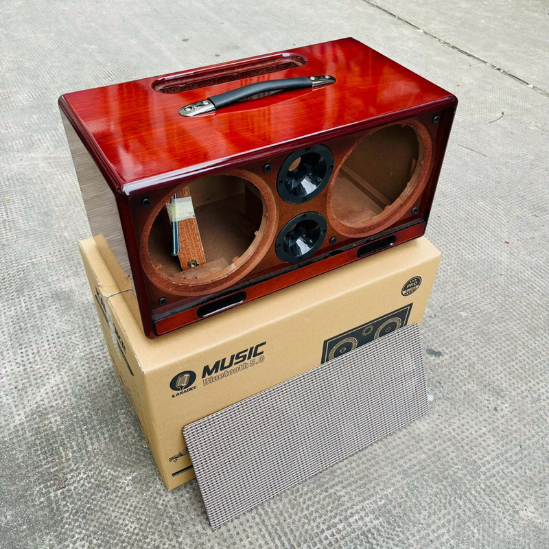 VỎ LOA XÁCH TAY BASS 20 SƠN PU VÂN GỖ SIÊU ĐẸP , CHẤT LƯỢNG - 432VIETNAM