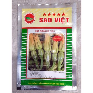 Hạt giống bí siêu nụ Sao Việt 10gr