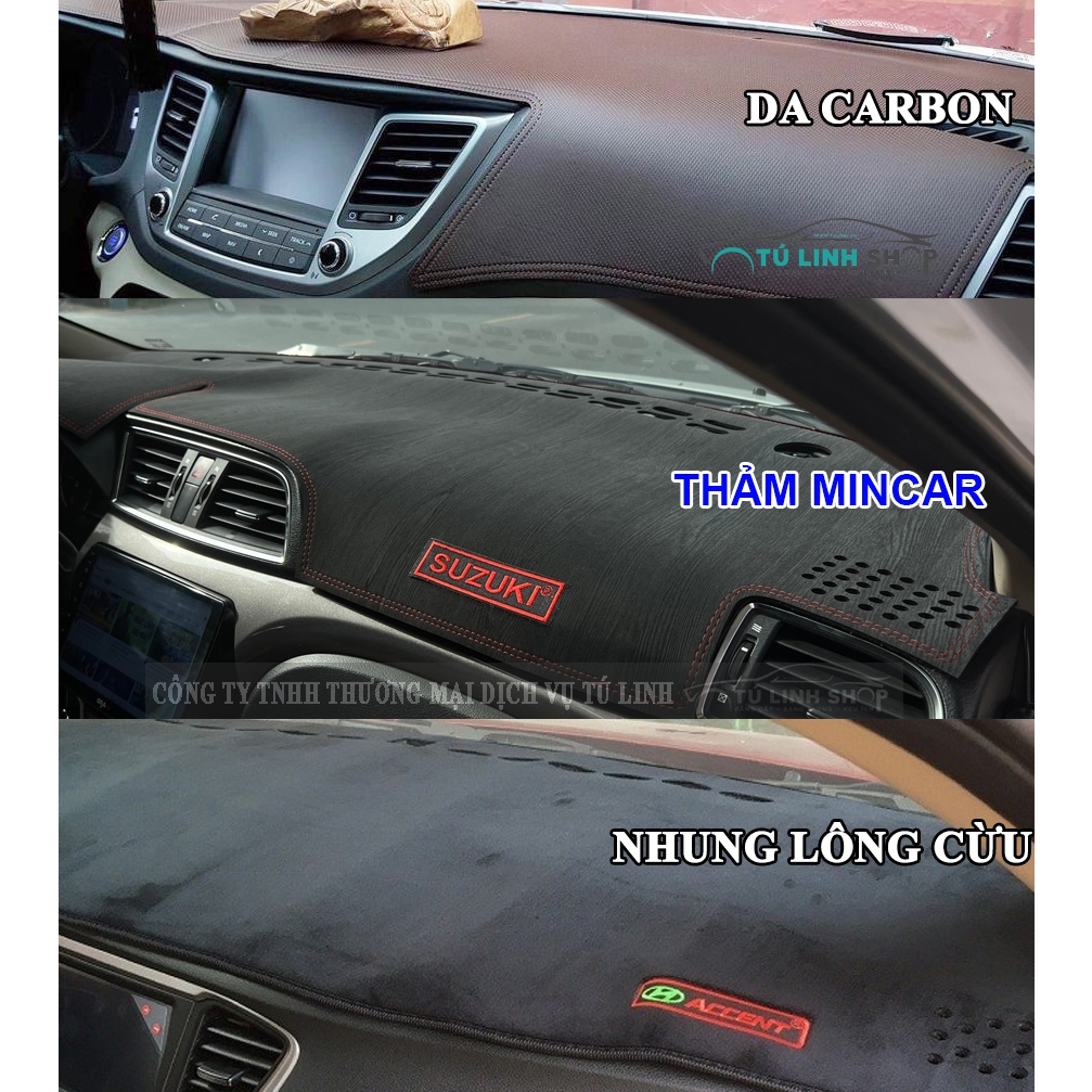 Thảm taplo Mazda CX5, CX3, CX30, CX8, BT50 chính hãng MINCAR hoặc bằng lông Cừu 3 lớp và Da Cacbon