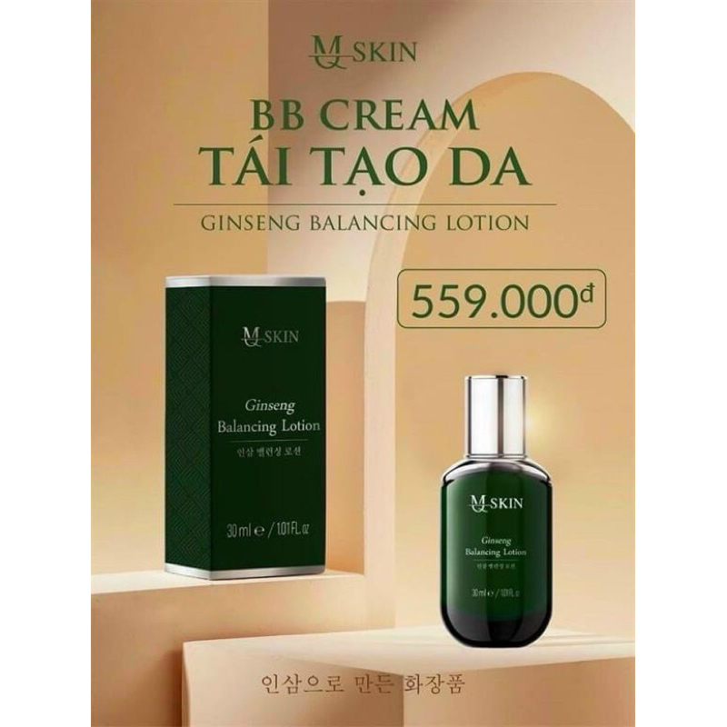 BB Cream Mq Skin Thay Da Dưỡng Da Căng Bóng 30ml