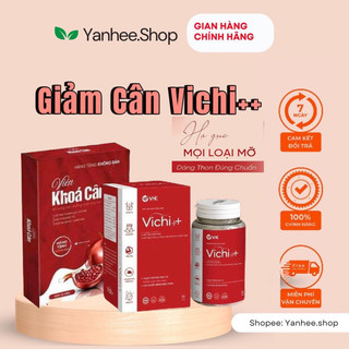 Giảm cân nhanh Vichi++ dành cho cơ địa lờn khó giảm Lt 30viên +30viên khoá cân