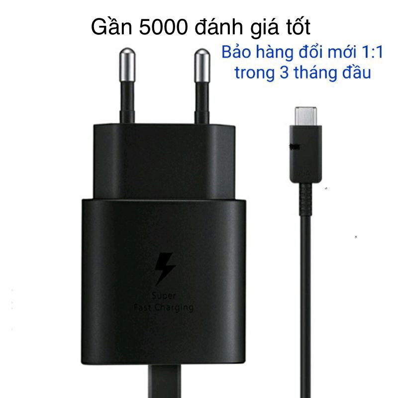 Bộ Củ Cáp Sạc Nhanh 25W TypeC To TypeC Cho các dòng Máy chân cắm typeC bảo hành 6 tháng ALEISTER