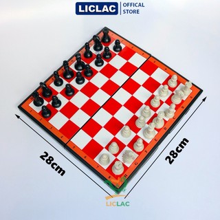 Bộ đồ chơi Cờ Vua TRUNG LÊ bằng nhựa size Trung - Cờ vua Cao Cấp sản xuất tại Việt Nam - LICLAC