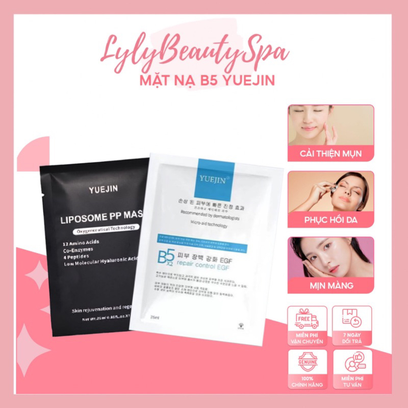 [ Mẫu Mới ] Mặt Nạ Dưỡng Da Yuejin B5 Và Liposome Mẫu Mới