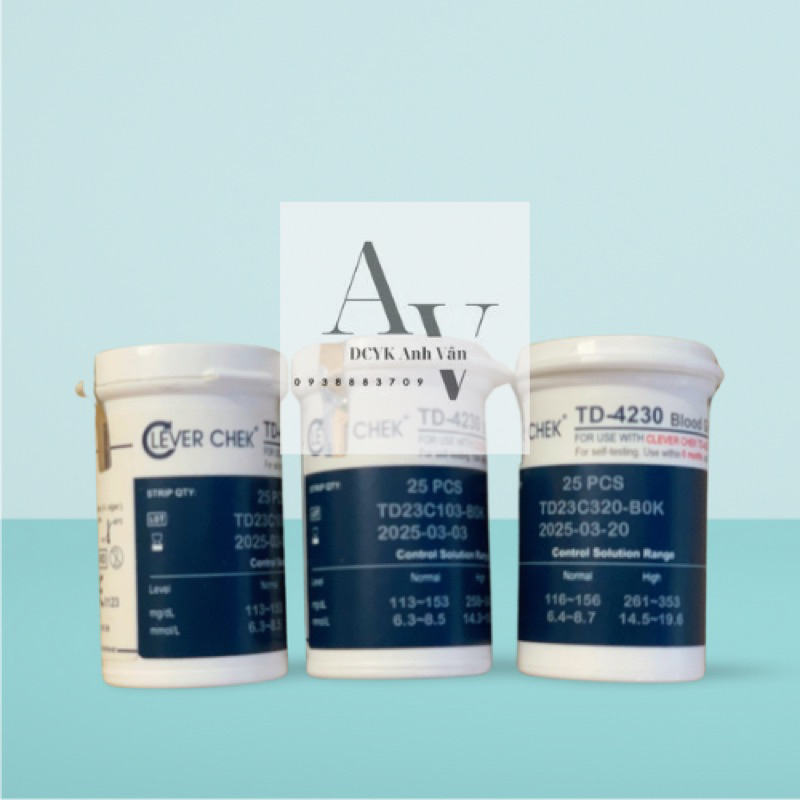 Que thử đường huyết CleverChek