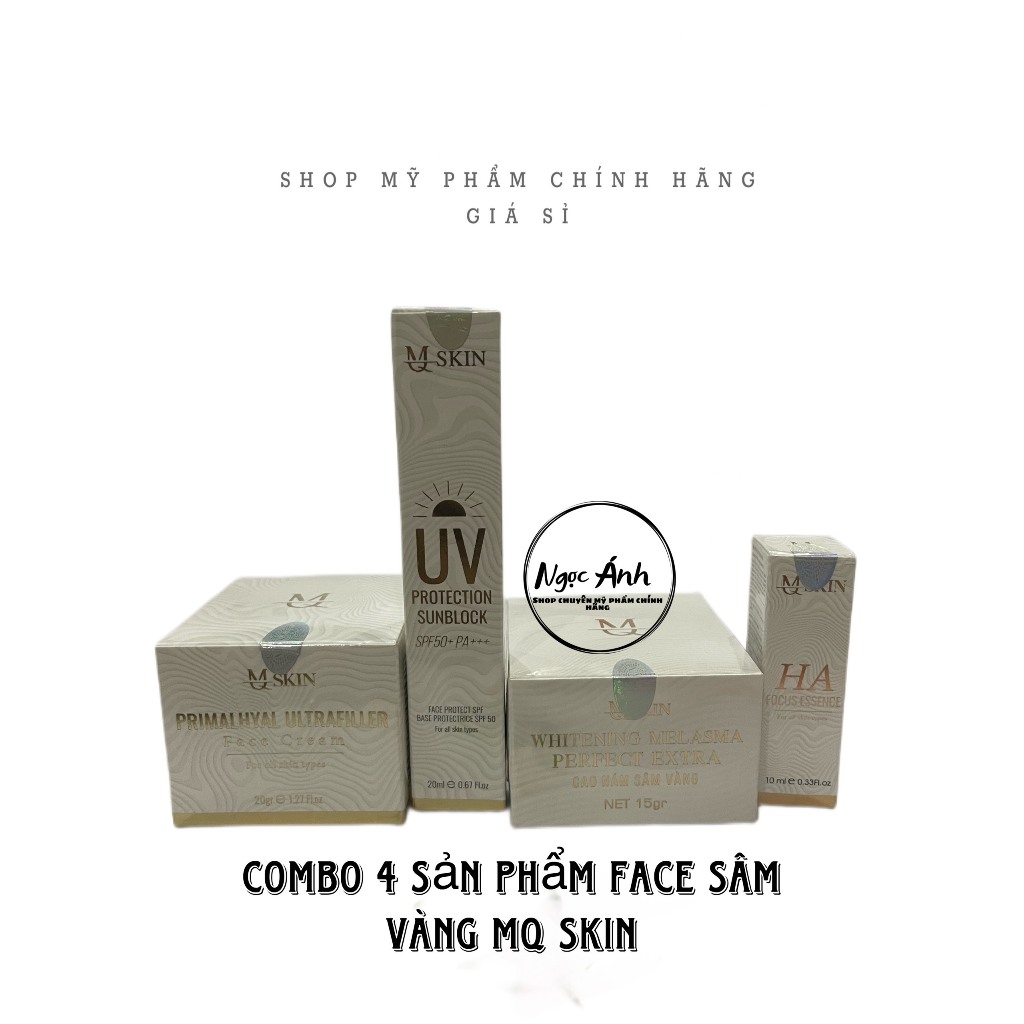 Combo Face Sâm Vàng MQ Skin Chính Hãng Trọn Bộ 4 Món